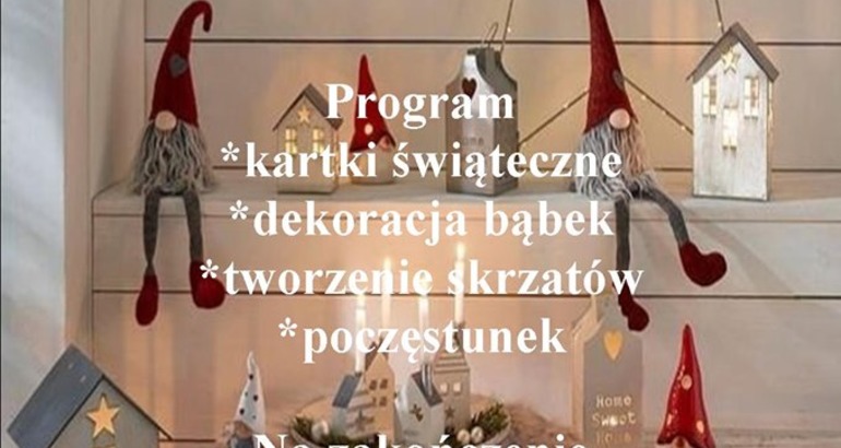Warsztaty świąteczne w Rogaczewie Wielkim