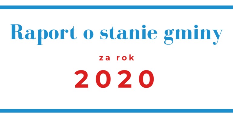 Raport o stanie Gminy Krzywiń za 2020 rok