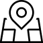 ikona - symbol pinezki na mapie - zakładka mapa gminy