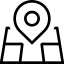 ikona - symbol pinezki na mapie - zakładka mapa gminy
