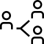 ikona - symbol trzech współpracujących osób - zakładka ngo