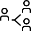 ikona - symbol trzech współpracujących osób - zakładka ngo