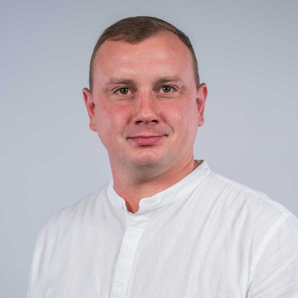 Fotografia przedstawiająca sołtysa - Adriana Cieślaka